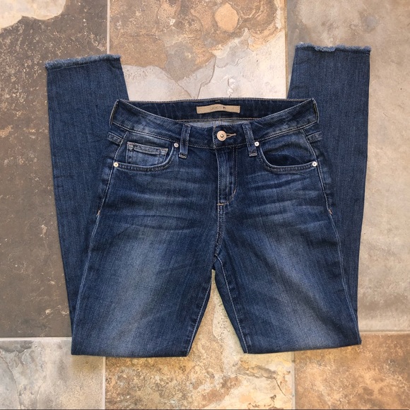 Joe’s Jeans Skinny Ankle Raw Hem High Rise Blanche - Picture 4 of 9